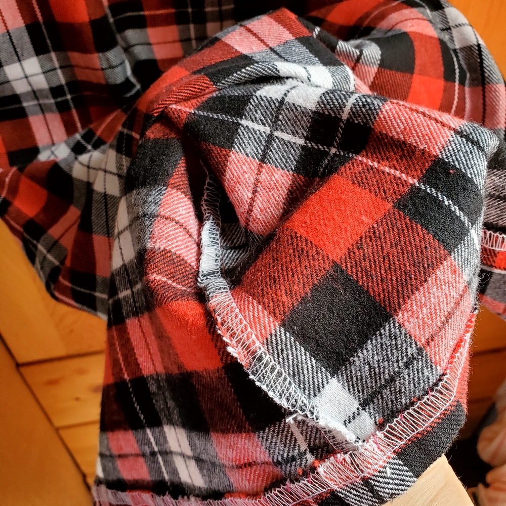 Handmade Red, Black & White Fit & Flare Jumper Size 6 - Picture 6 of 8